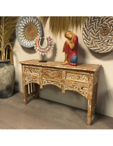 Console Teck blanchi