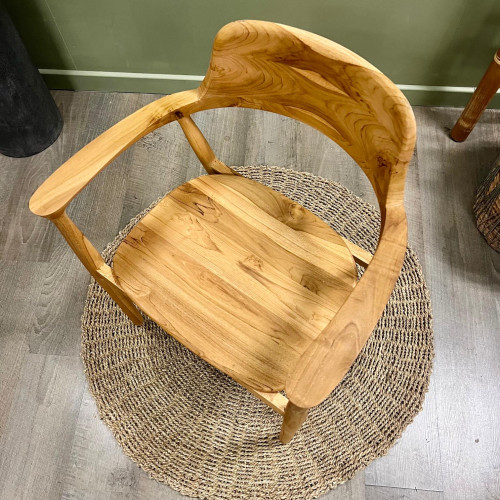 Chaise en Teck brut