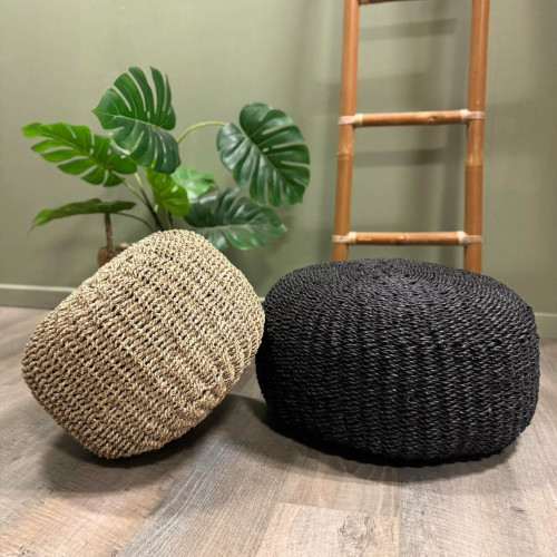 Mini Pouf Balinais - Naturel