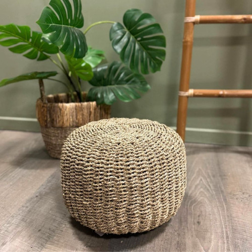 Mini Pouf Balinais - Naturel