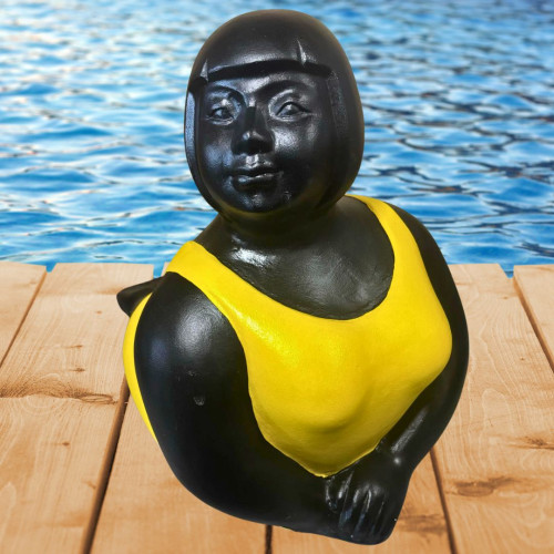 Baigneuse Yoga-Jaune
