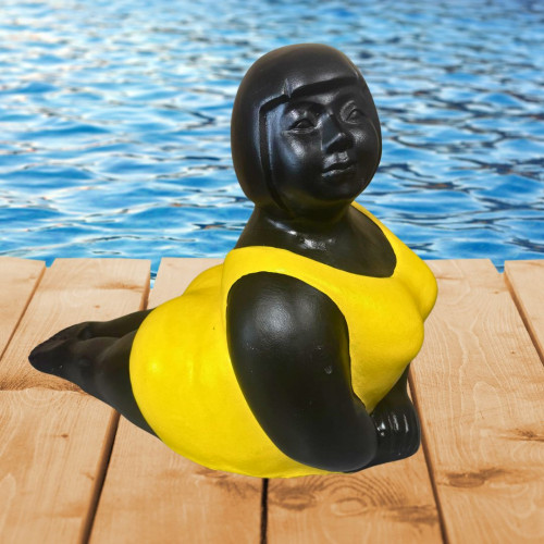 Baigneuse Yoga-Jaune