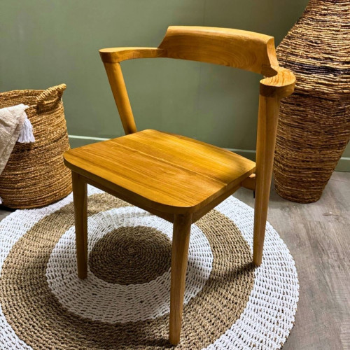 Chaise en Teck brut - Hiroshima