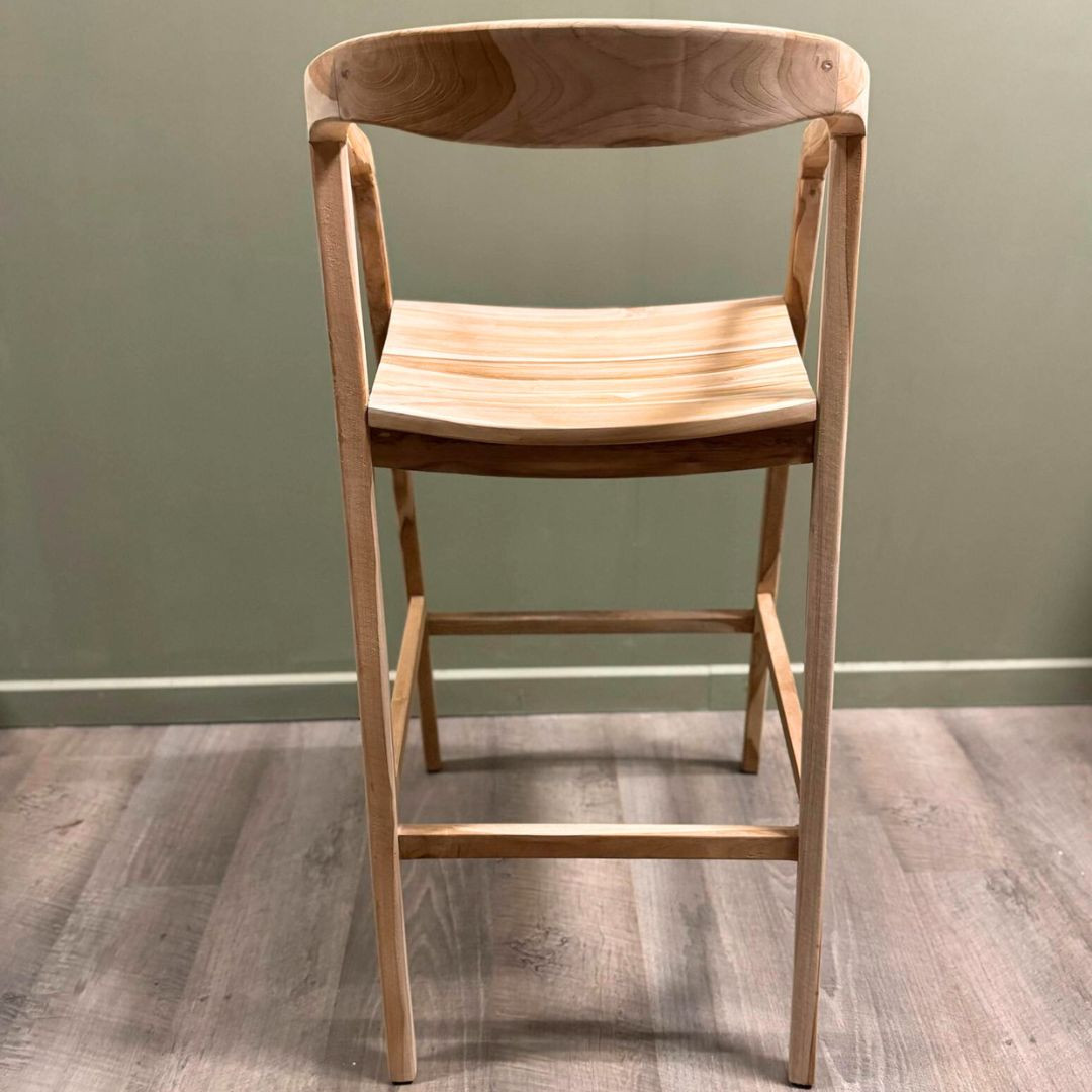 Chaise haute Teck Brut 2