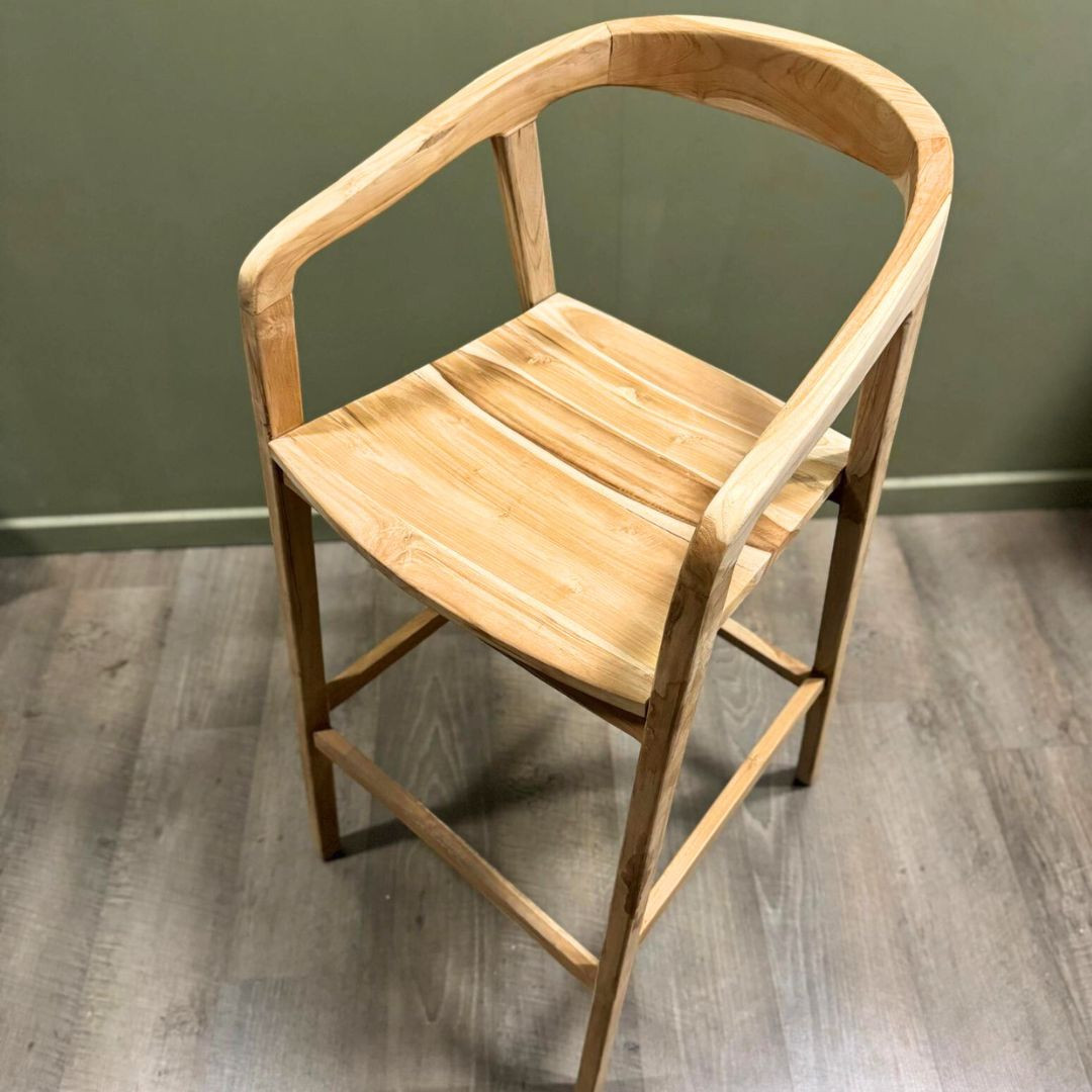 Chaise haute Teck Brut 2
