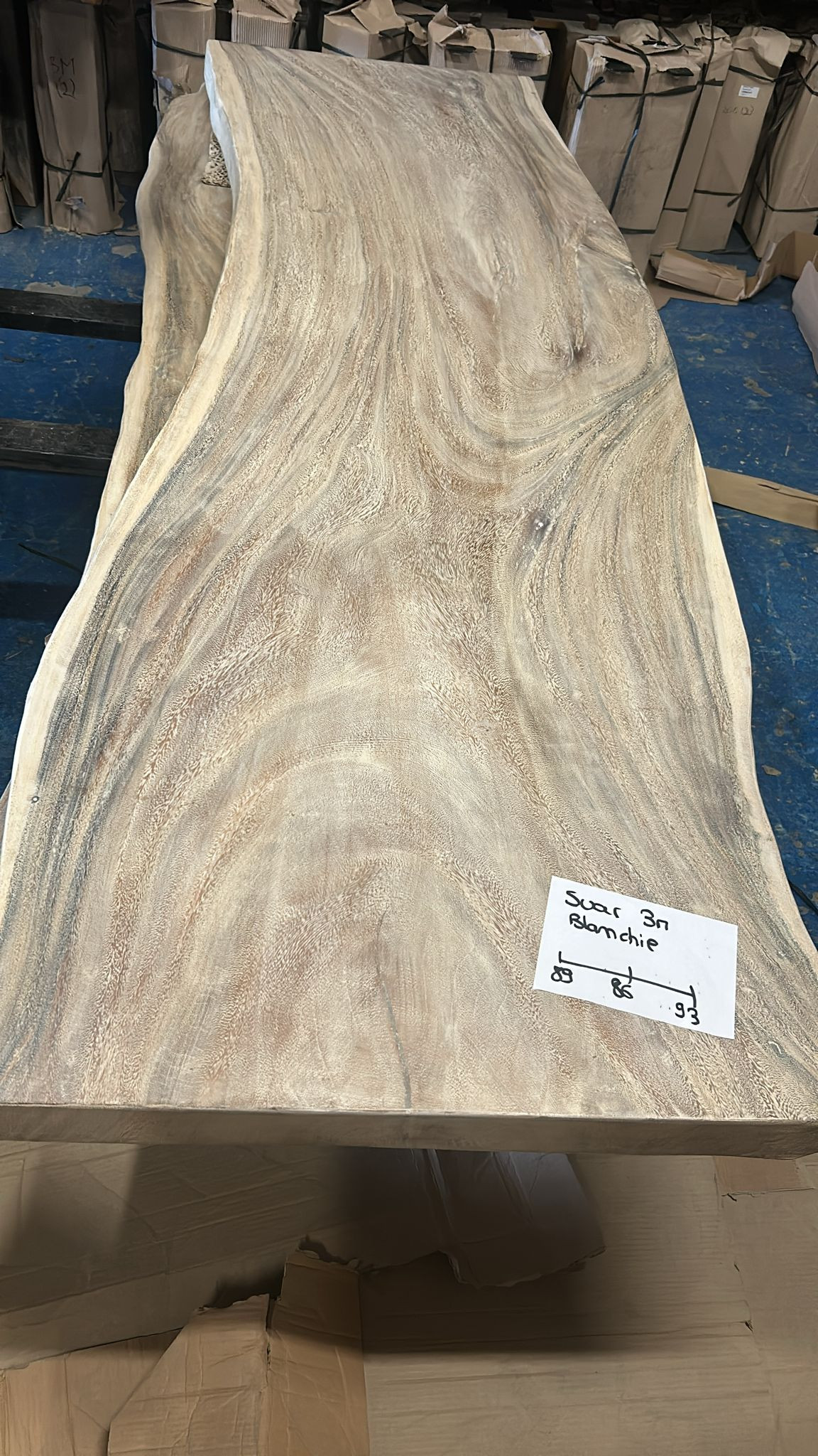 Table Suar Blanchi- 3m x...