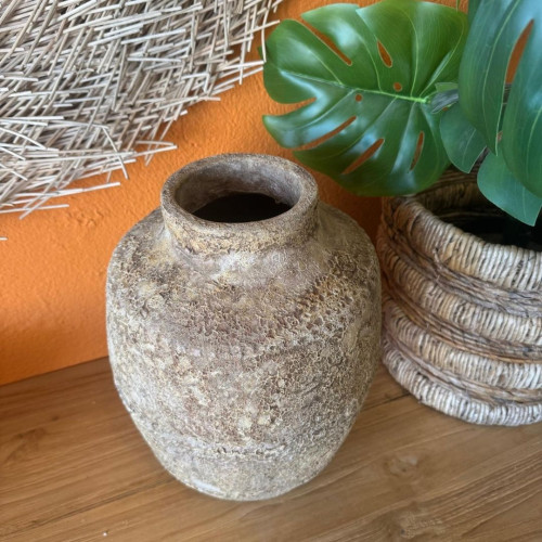 Poterie Small Garis - Beige