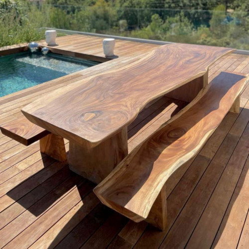 Table Suar - 2m50 x 160/90/115 cm