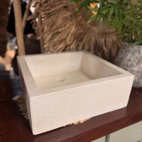 Vasque Terrazzo carré