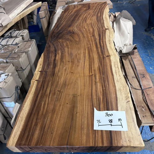 Table Suar - 3m x 72/88/85 cm