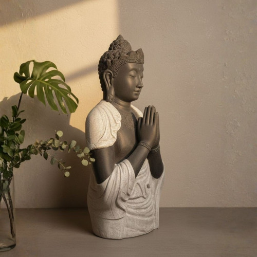 Statue buste Bouddha