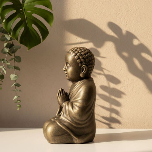 Statue Bouddha prière