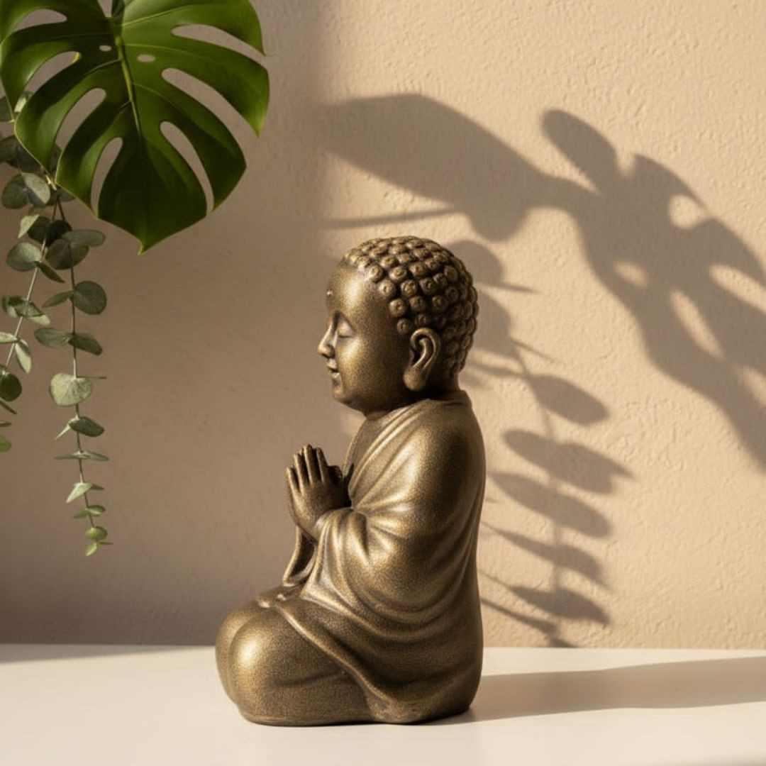 Statue Bouddha prière 2