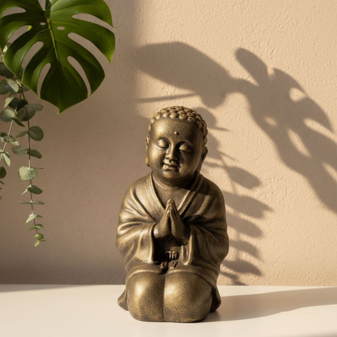 Statue Bouddha prière