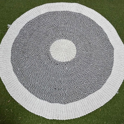 Tapis Balinais - Noir/blanc