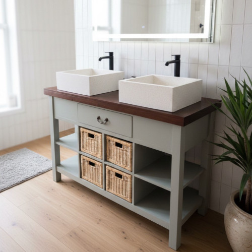 Meuble de rangement Mahogany Gris