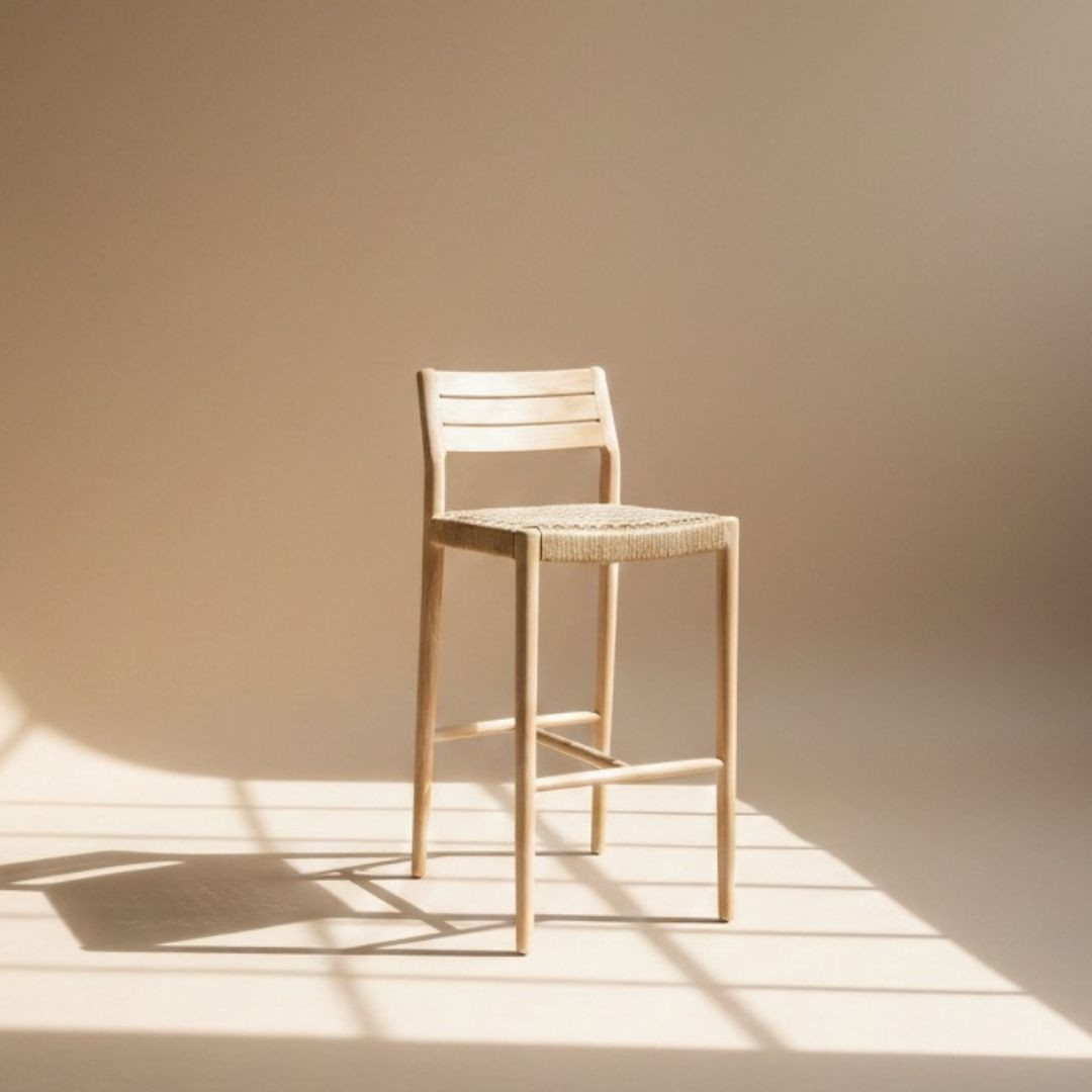Chaise haute Teck et cordes...