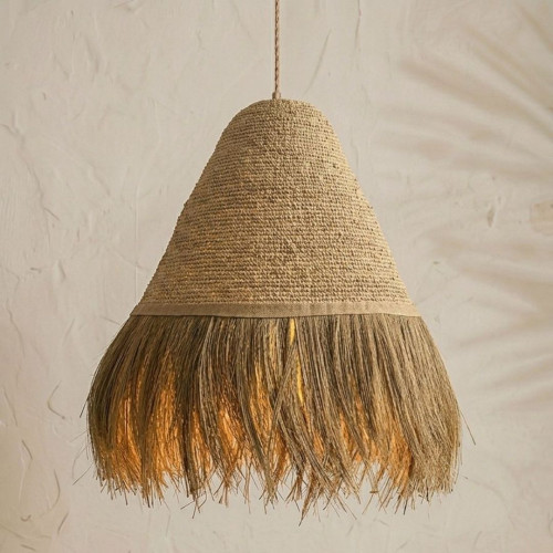 Lustre Balinais Raphia et Rayoung