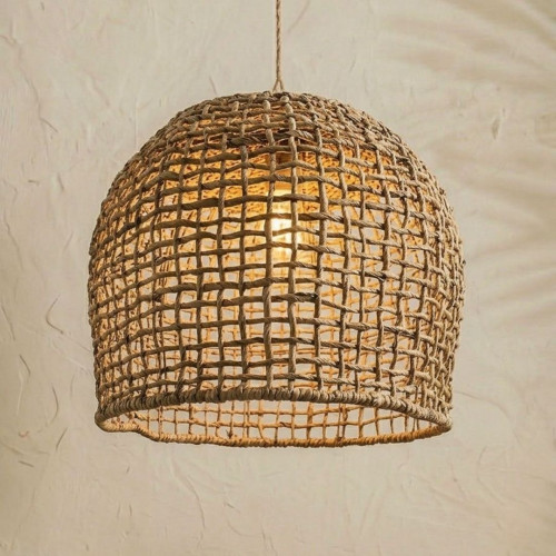 Lustre Balinais en Bananier