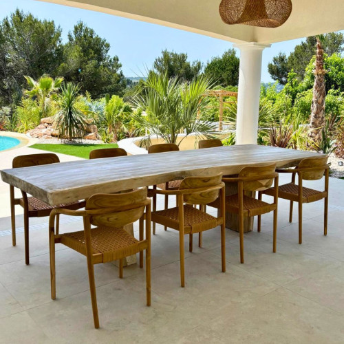 Table Suar Blanchi- 2m x 91/97/93 cm