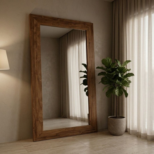 Grand Miroir Teck