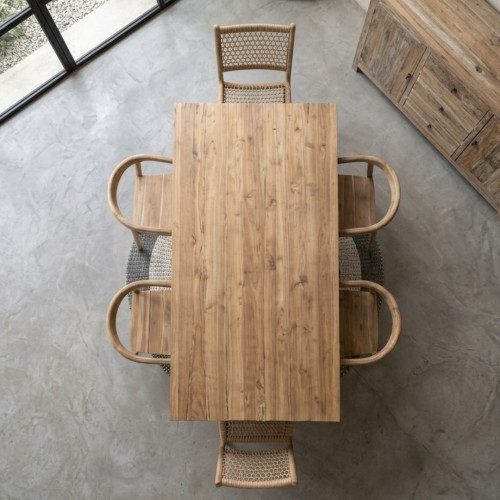Table Teck recyclé - CORAL