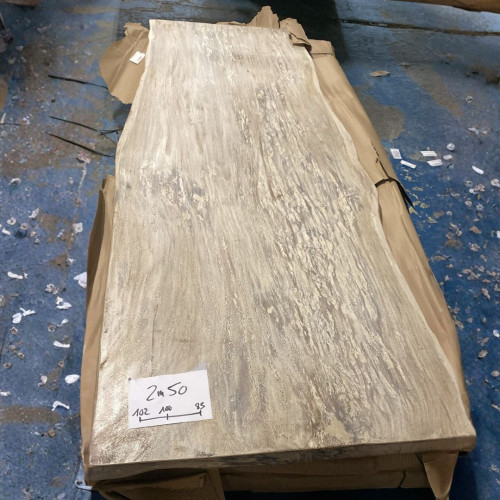 Table Suar Blanchi- 2m50 x 102/100/85 cm