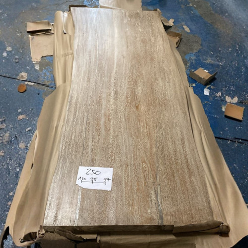 Table Suar Blanchi- 2m50 x 100/95/97 cm