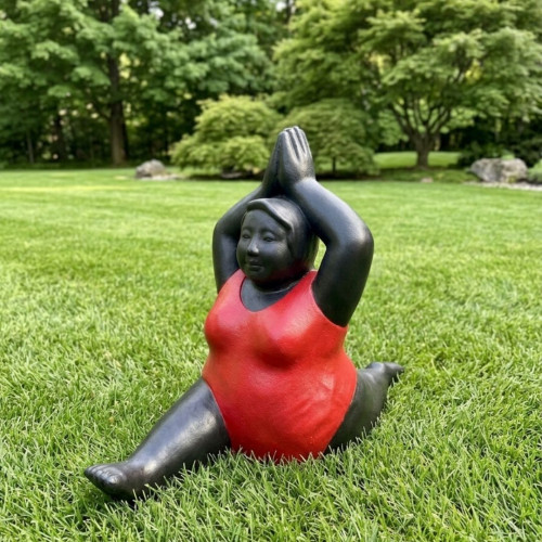 Baigneuse Yoga - Rouge