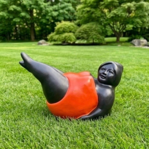 Baigneuse Yoga-Orange