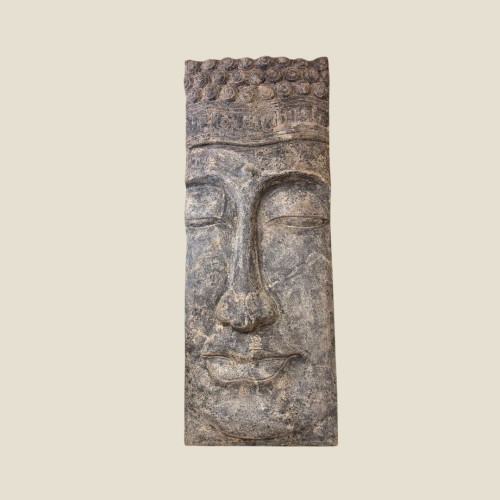 Tableau allongé Bouddha - Gris