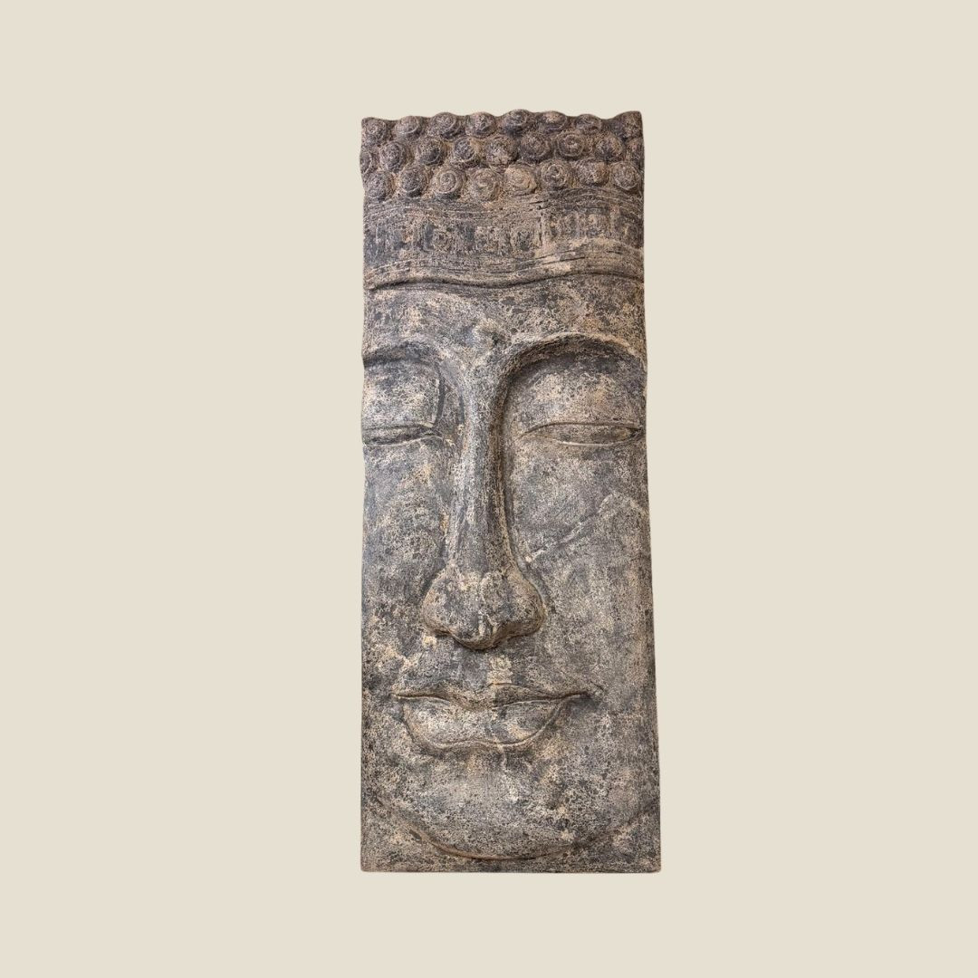 Tableau allongé Bouddha - Gris 2