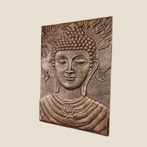 Tableau relief portrait Bouddha