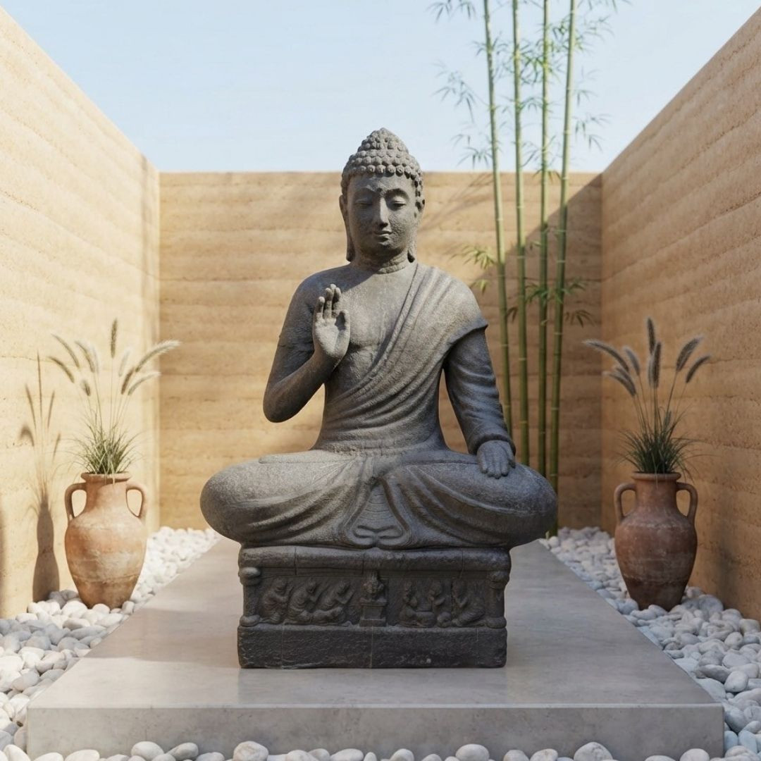 Statue Bouddha Borobudur 2