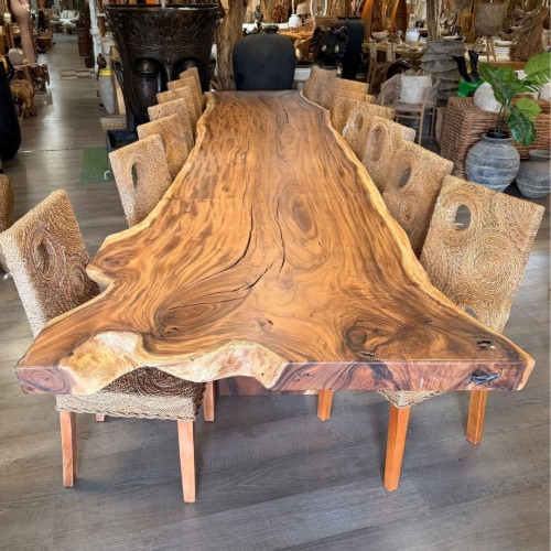 Table Suar - 4m50 x 135/97/100 cm