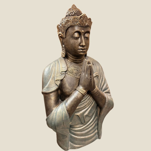 Statue buste Bouddha